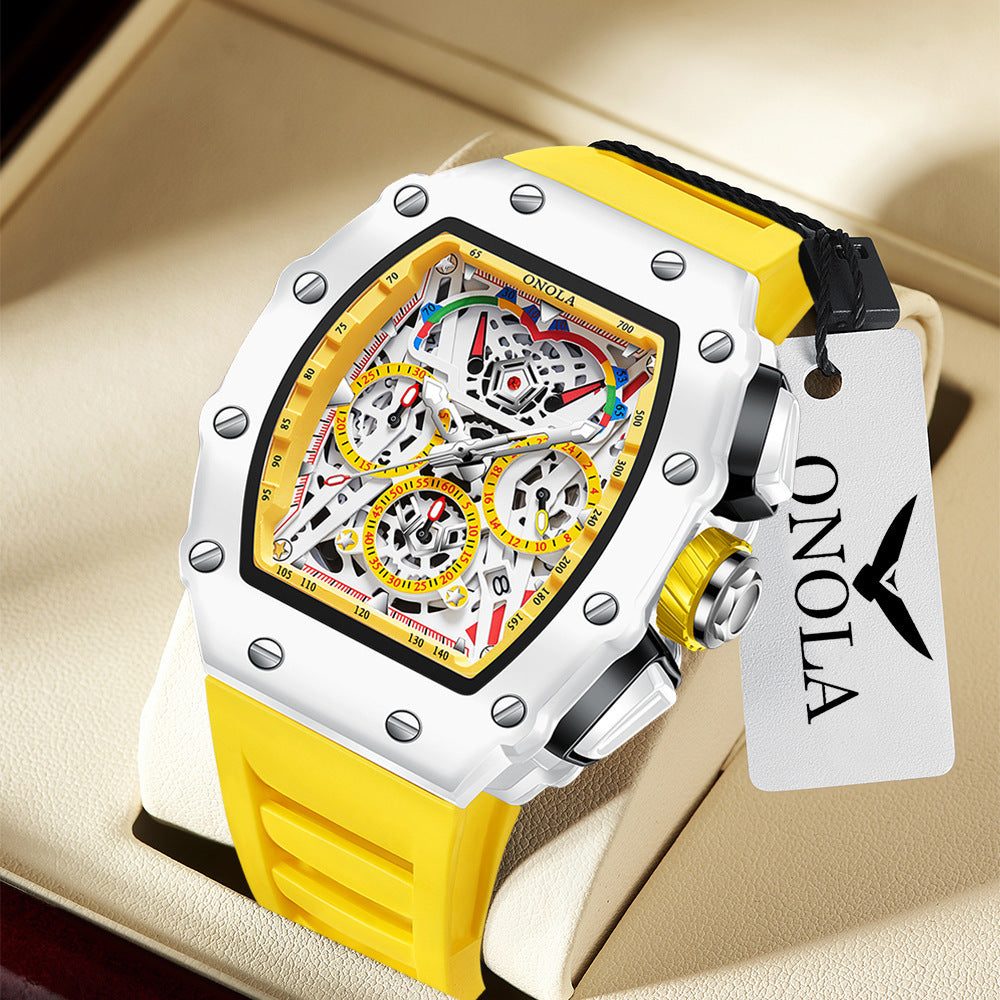 Multifunctional Waterproof Quartz Watch for Men