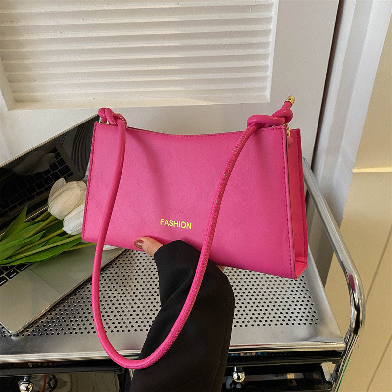 French Candy Color Women's Bag - Simple Shoulder Personality Underarm Bag