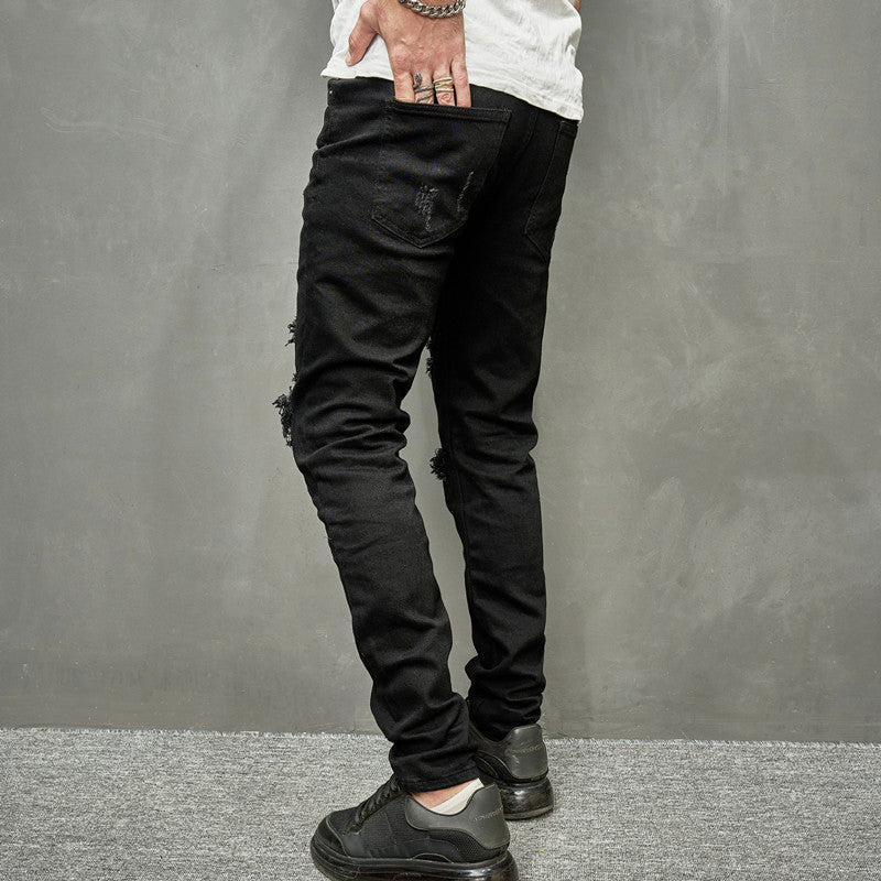 Men's Stretch Skinny Jeans - Casual Light Color Style
