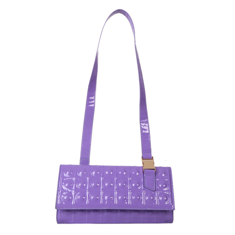 Crossbody Diamond Chain Bag - Fashionable Small Square Design for Stylish Appeal