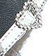 Women's Rhinestone Flat Sandals with Strap and Square Toe