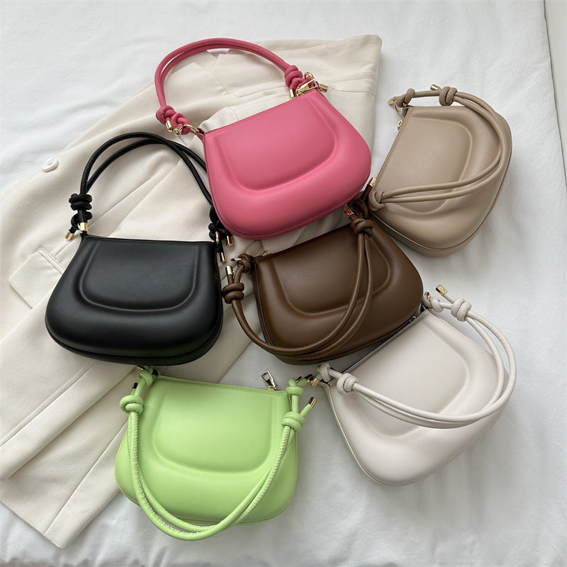 Stylish Underarm Bag - New Street Popular Simple Solid Color Commute Bag