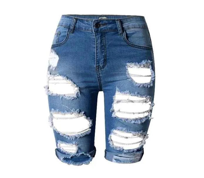 Bermuda Ripped Shorts - Stylish and Trendy Summer Wear