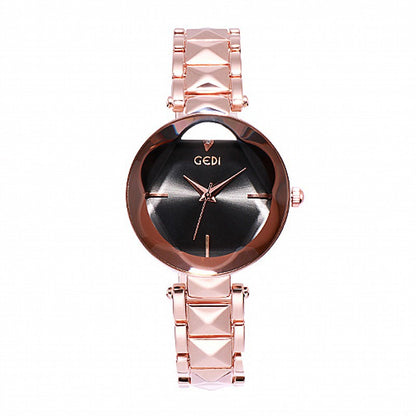 New Personalized Women's Fashion Watch with Steel Belt Atmospheric Design