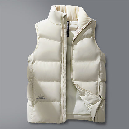 Warm Plus Size Men's Vest - Comfortable All-Season Waistcoat