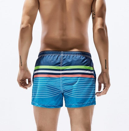 Striped Casual Shorts - Printed Casual Wear for Ultimate Comfort