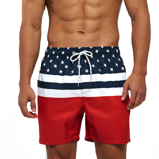 Floral Beach Shorts Printed Casual Summer Swim Seaside Pants