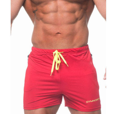 Men's Quick-Drying Swim Shorts for Fitness, Gym, Running, and Beach Activities