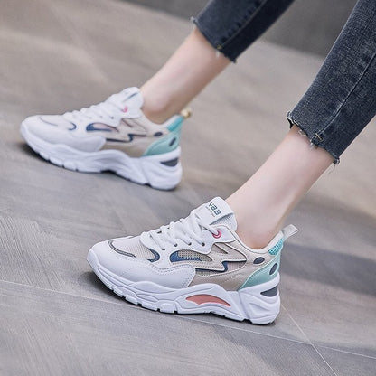 All-match Casual White Casual Sports Shoes for Women
