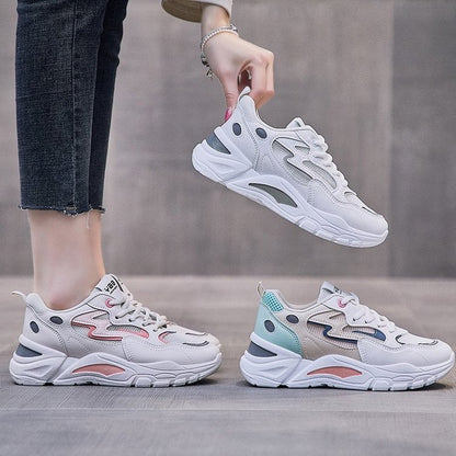 All-match Casual White Casual Sports Shoes for Women