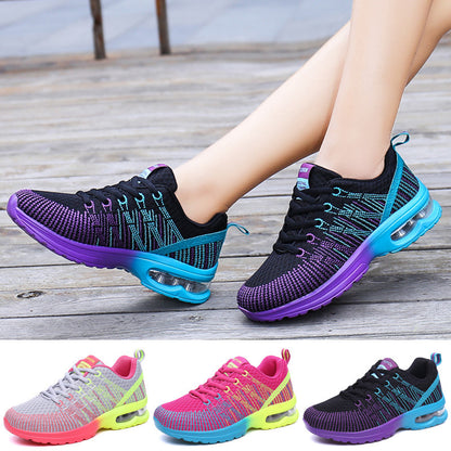 New Breathable Women's Fitness Shoes - Casual Mesh Sports Shoes