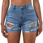 Women's Washed Frayed Shorts for Summer Casual All-Matching Style