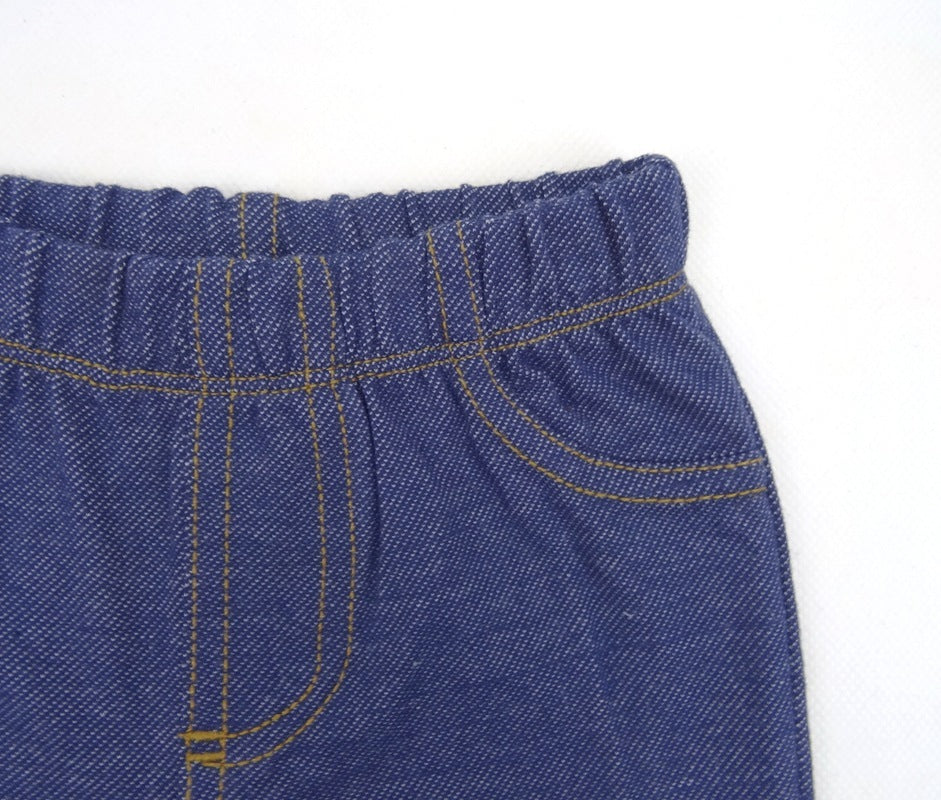 A Two-piece Set Of Jeans For Kids