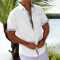 Hawaii Beach Shirt Short Sleeve for Vacation