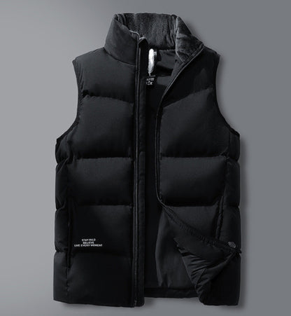 Warm Plus Size Men's Vest - Comfortable All-Season Waistcoat