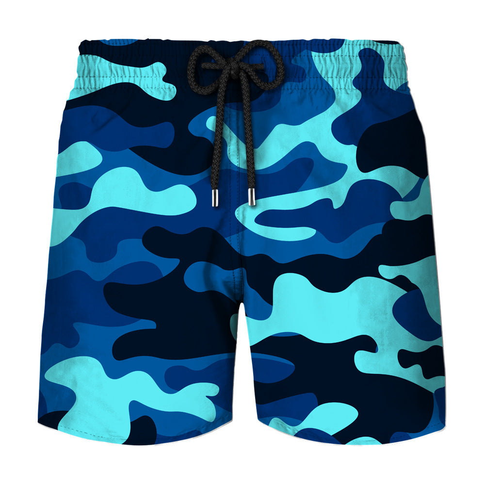 Summer Men's Printed Loose Shorts