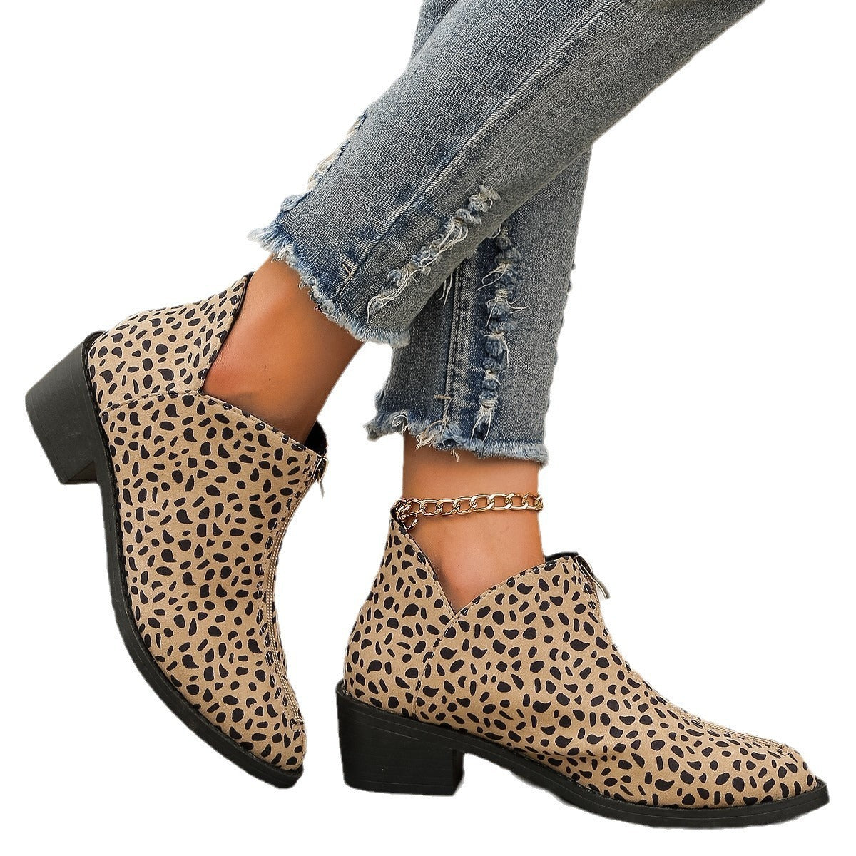 Low-cut Fashion All-matching Women's Boots