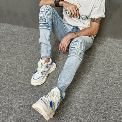 Men's Ripped Slim Jeans for a Stylish Look