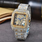 Women's Diamond Watch with Fashion Steel Strap