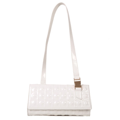 Crossbody Diamond Chain Bag - Fashionable Small Square Design for Stylish Appeal