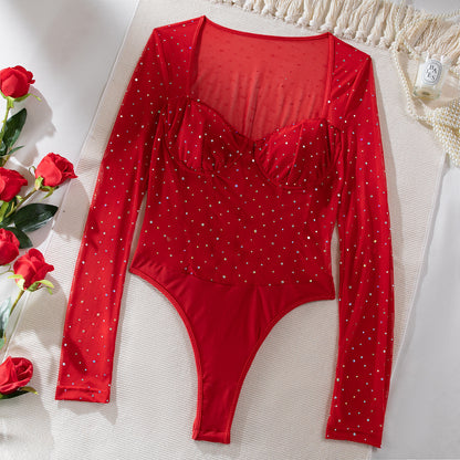 Cross-border Sequin Jumpsuit - Thin and Breathable Street Cloth