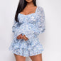 Square Collar Backless Romper for Stylish Summer Fashion