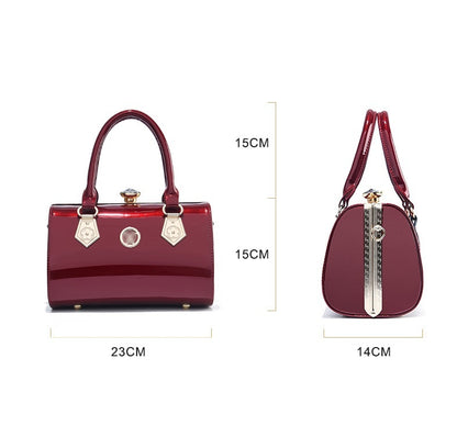 New Fashion Large Capacity Crossbody Bag for Women - Bright Portable One Shoulder Design