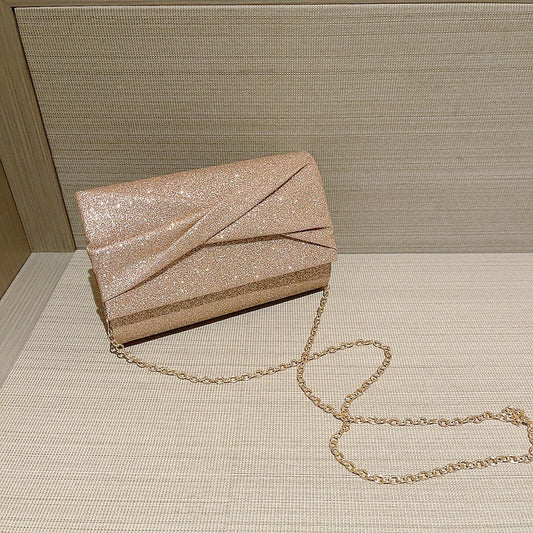 Gold Envelope Clutch - Fashionable Gold Fashion Envelope Clutch