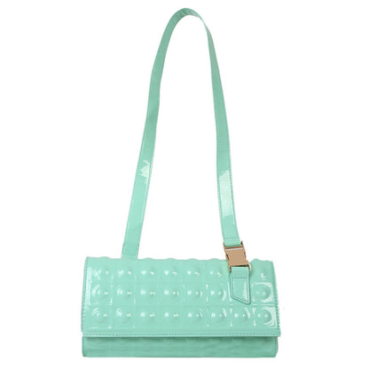 Crossbody Diamond Chain Bag - Fashionable Small Square Design for Stylish Appeal