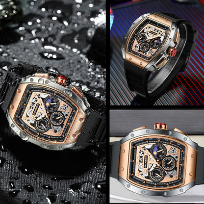New Hollow Sports Waterproof Watch - Multifunctional Design