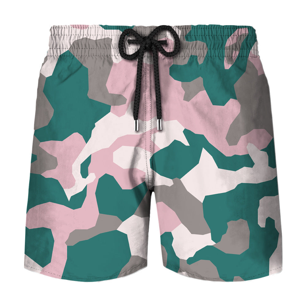 Summer Men's Printed Loose Shorts