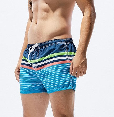 Striped Casual Shorts - Printed Casual Wear for Ultimate Comfort