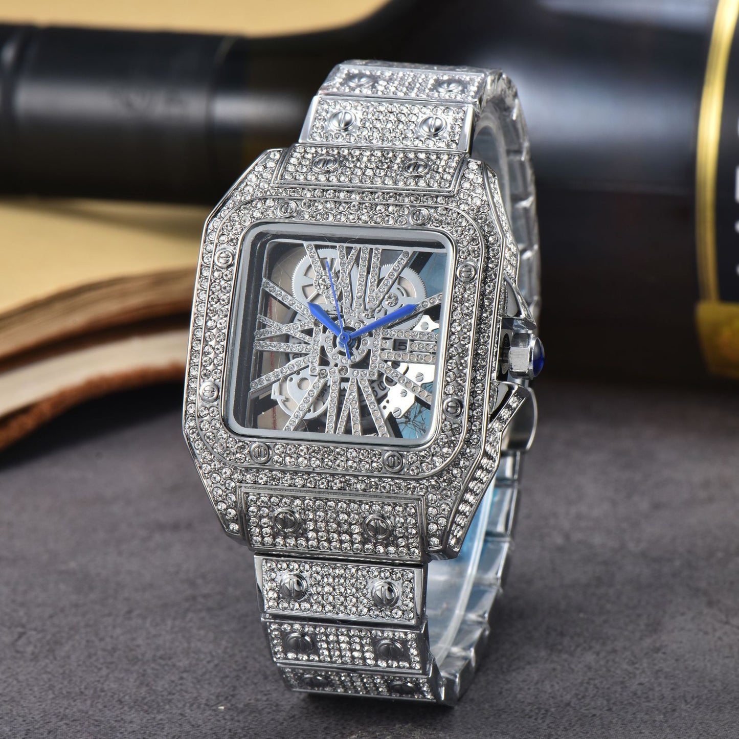 Women's Diamond Fashion Steel Strap Watch