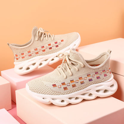 Girls' Mesh Sports Shoes for Active Kids