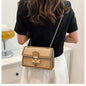 Fashionable Trendy Retro Messenger Bag - Stylish Chain Shoulder Design