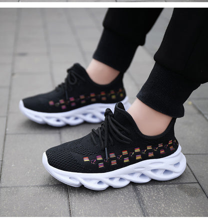 Girls' Mesh Sports Shoes for Active Kids