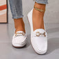 New Spring And Autumn Comfortable Slip-On Pumps - Flat Bottom Versatile Soft Bottom Shallow Mouth