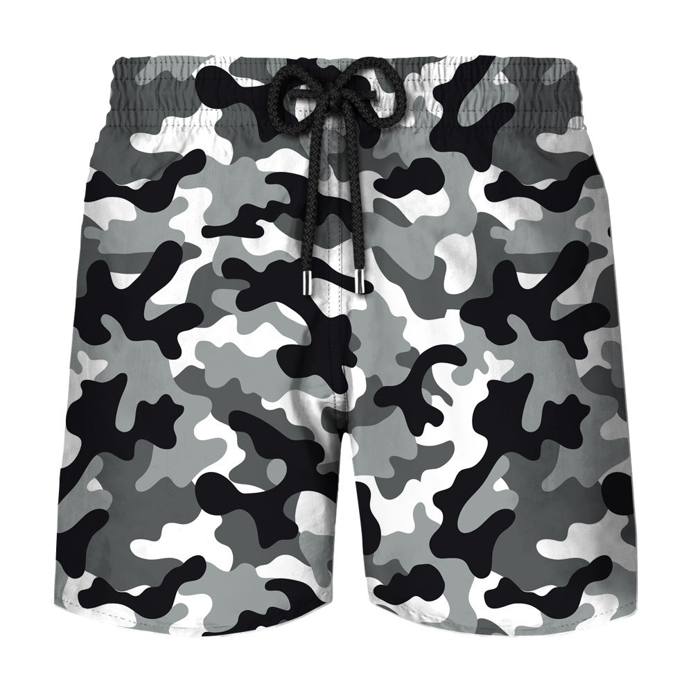 Summer Men's Printed Loose Shorts