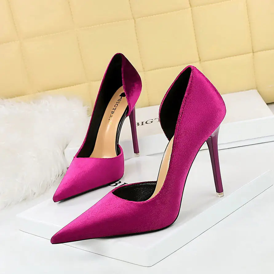 Fashion Banquet High-heeled Shoes With Stiletto Heel