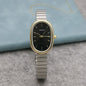 Oval Small Kit Bamboo Strap Girls' Watch - Stylish and Eco-Friendly Timepiece
