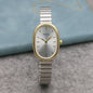 Oval Small Kit Bamboo Strap Girls' Watch - Stylish and Eco-Friendly Timepiece