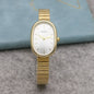 Oval Small Kit Bamboo Strap Girls' Watch - Stylish and Eco-Friendly Timepiece