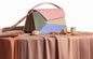 Women's Geometric Design Shoulder Bag - Hit Color Diamond Lattice Organ Messenger Bag