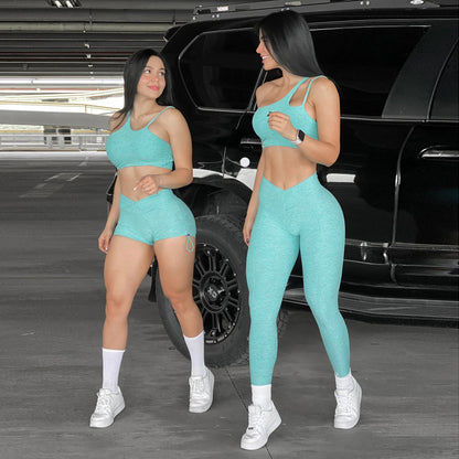 Sportswear Gym Fitness Suit - Bra and Shorts Set for Optimal Performance
