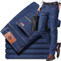 Thick Loose Straight Jeans for Men - Comfortable Fit and Stylish Design