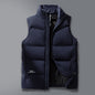 Warm Plus Size Men's Vest - Comfortable All-Season Waistcoat