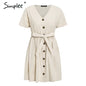 Short Summer V-Neck Dresses for Effortless Style