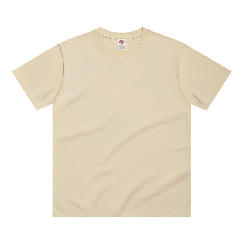 Cotton Round Collar T-shirt Loose