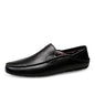 Genuine Leather Men's Shoes - Casual Cowhide British Soft Bottom Footwear