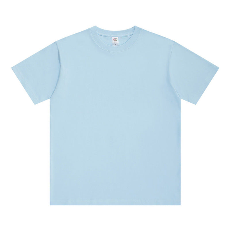 Cotton Round Collar T-shirt Loose